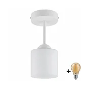BRILAGI - LED plafonski luster RETRO GLASS 1xE27/60W/230V pr. 10 cm beli