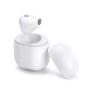 Earbud brezvrvična slušalka za iPhone, Bluetooth, Li-Ion, PiBlue, bela