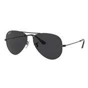 Ray-Ban Naocare za sunce 0RB3025 002/48 58 Aviator, Polarizovane, Crne