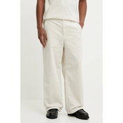 Hlače iz rebrastega žameta A.P.C. pantalon river H