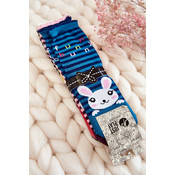 Womens Funny Cotton Socks 5-Pack Multicolor