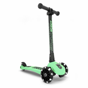 SCOOT & RIDE Deciji trotinet Highwaykick 3 Kiwi LED, Svetlozeleni