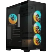 GIGABYTE Kucište GB-C500P ST, Midi Tower, RGB osvetljenje, Crno