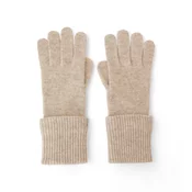 ECOALF unisex. MCUACGVTHINB0695W24-298 Tanke bež rokavice (S/M), Priložnostno, Trajnostni, Reciklirana volna