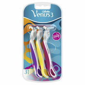 Gillette Venus 3 Colors jednokratne britvice 3 kom