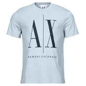 Armani Exchange Majice s kratkimi rokavi 8NZTPA Modra