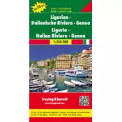 Freytag & Berndt Auto + Freizeitkarte Ligurien, Italienische Riviera, Genua. Freytag Berndt Road Map Liguria, Italian Riviere, G