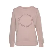 BENCH Sweater majica  sivkasto ljubicasta (mauve) / prljavo roza