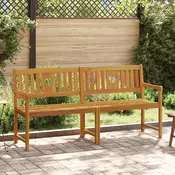 vidaXL Zunanja klop Naravna 180 x 55,5 x 90 cm Masiven les akacije