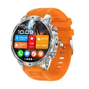 INF Pametna ura 1.7 inch IPS, 1400mAh, IP68 in magnetno polnjenje Orange, (5000310555)