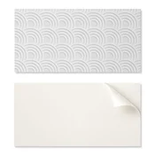shumee Lepljena PVC plošča z motivom, idealna za hodnik, 100x50 cm, valovit vzorec loka
