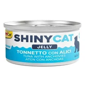 GimCat Vlažna hrana za macke Shinycat, Tuna i incuni, 70g