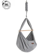 SCHMUSEWOLKE VISEČA MREŽA ZA DOJENČKE Set inkl. Tipi-Gestell und Motor 150/150/224 cm antracit, siva