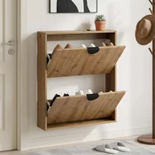vidaXL omara za čevlje VENRAY 70 x 17 x 82 cm Inženirski les
