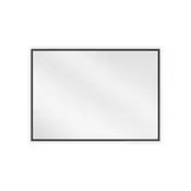 Mexen Loft pravokotno kopalniško ogledalo 70 x 50 cm, črn okvir - 9852-070-050-000-70
