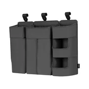 Lionelo - organizator 3 v 1 za posteljico SIDEPOCKET, siva