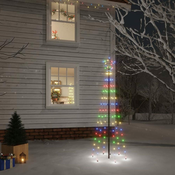 Božicno drvce sa šiljkom i 108 LED šarene žarulje 180 cm