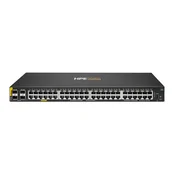 HPE R8N85B Aruba Networking CX 6000 48p CL4 PoE 4p SFP 1G 370W Switch