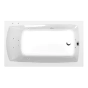 POLYSAN LILY Hidromasažna Kad 130x70, Active Hydro, Kromirana