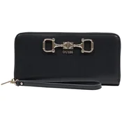 Guess JANIE SLG LARGE ZIP AROUND SWVG99 10146 Črna