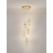 LUCIEN LED LUSTER ZLATNI/STAKLO 34W IP20 2700K TRIAK PRIGUŠLJIV NL9214203