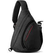 Outdoor master Crossbody Sling Torba, 12L, črna