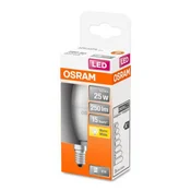 OSRAM Classic B LED-žarnica E14 2,5 W 2.700 K, mat