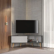 HANAH HOME TV polica Mora Anthracite White