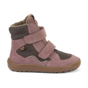 Froddo škornji G3160247 BAREFOOT TEX WINTER podloženi D grey/pink 26