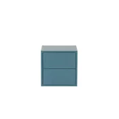 Boxie stenska omarica z 2 predaloma 40x40x37 cm bencinsko modra