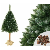L-TOYS Božićno drvce Diamond Pine na deblu sa snijegom 160cm