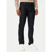 Guess Jeans hlače M6BAS2 D2042 Mornarsko modra Slim Tapered Fit