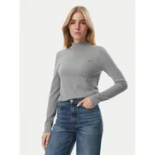 Tommy Hilfiger Pulover WW0WW51383 Siva Slim Fit