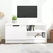 TV ormaric bijeli 80 x 35 x 36,5 cm od konstruiranog drva