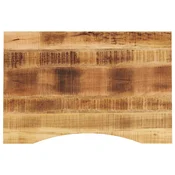 Vidaxl vidaXL Namizna plošča z izrezom 90x60x2,5 cm surov mangov les