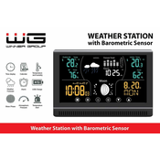 Winner Group - Meteostanice sa LCD u boji i budilnikom 5xAAA