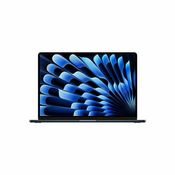 APPLE MacBook Air 15.3, M3 cip s 8-core CPU i 10-core GPU, 8GB, 256GB SSD, Midnight, CRO KB (mryu3cr/a) mryu3cr/a