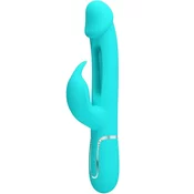 PRETTY LOVE PRETTY LOVE - DEJON RABBIT VIBRATOR 3 V 1 VEČFUNKCIONALNI AQUA GREEN, (22117087)