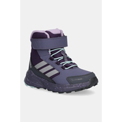 Otroški čevlji adidas TERREX TERREX TRAILMAKER 2 CW+ vijolična barva, JS2935