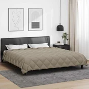 Zimska pokrivaca Svijetlo siva 200 x 200 cm Mikrovlakna