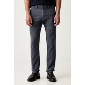 BOSS Orange chino hlače moške iz bombaža z elastanom Chino-Slim-2