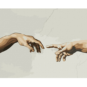 Rayher.	 Slikanje po številkah, Creation of Adam, 40x50 cm