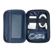RivaCase 5631 Black ECO – Svestrani Putni Organizator za Kablove, Gadgete i Dodatke
