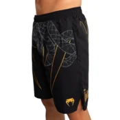 Venum Serpenti Training Shorts, Black/Silver/Gold - M