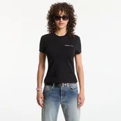 Majice Off-White Logo Quote Fitted Tee Black M