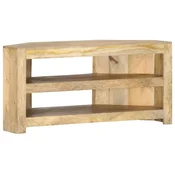 Vidaxl Kotna TV omarica 90x45x45 cm trden mangov les