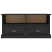 TV ormaric crni 93 x 35,5 x 45 cm od konstruiranog drva