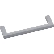 Pohištven ročaj Macha razmak lukenj 96 mm, širina 104 mm, ZN, barva aluminija