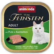 ANIMONDA Vom Feinsten Mokra hrana za odrasle mačke, puran in zajec, 100g