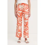 LOLA CASADEMUNT Hlače iz tkanine LS2614040 Oranžna Regular Fit